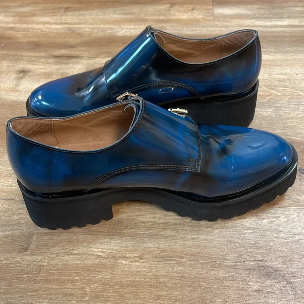 New Women's All Black Lug Monk Flats!!🔥🔥🔥 - Picture 8 of 13
